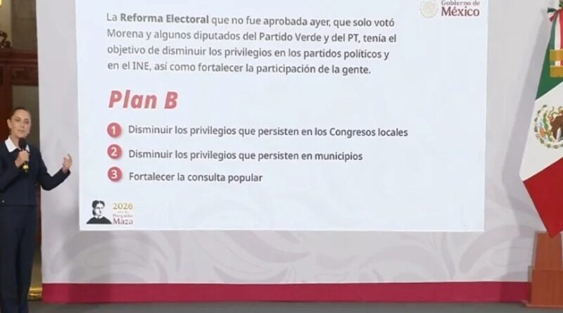 VA PLAN B CONTRA GASTOS DE CONGRESOS LOCALES Y MUNICIPIOS