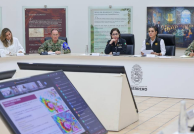 EVELYN SALGADO Y LAURA VELÁZQUEZ EVALÚAN EL ÍNDICE DE RIESGO POR LLUVIAS
