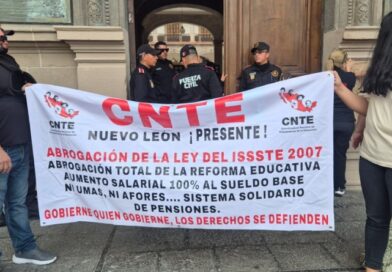 MAESTROS DEL CNTE EXIGEN NO PONER TOPES A PENSIONES