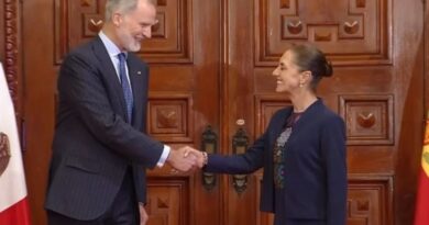 RECIBE SHEINBAUM A REY DE ESPAÑA
