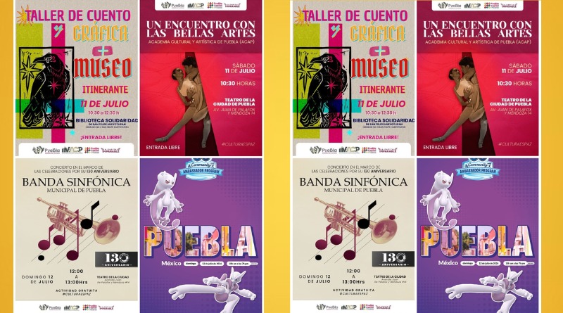 DESCUBRE LA AGENDA CULTURAL QUE PUEBLA OFRECE ESTE FIN DE SEMANA