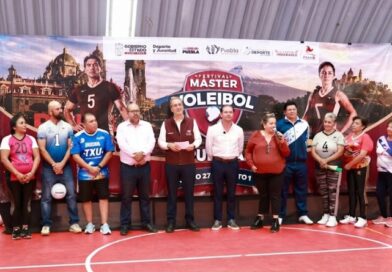 EN PUEBLA TODO ESTÁ DISPUESTO PARA EL FESTIVAL MÁSTER DE VOLEIBOL
