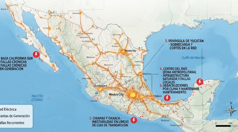 UN MAPA DE INTERRUPCIONES ELÉCTRICAS SERÁ ELABORADO