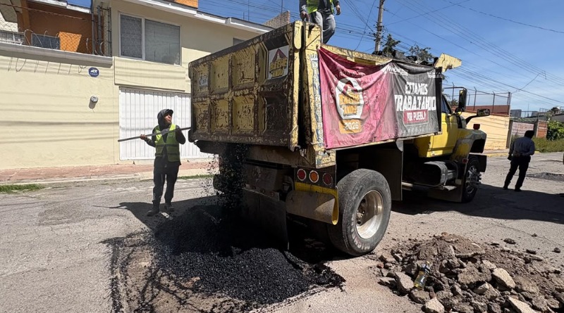 BACHEO EN PUEBLA: PEPE CHEDRAUI SUPERVISA LOS TRABAJOS