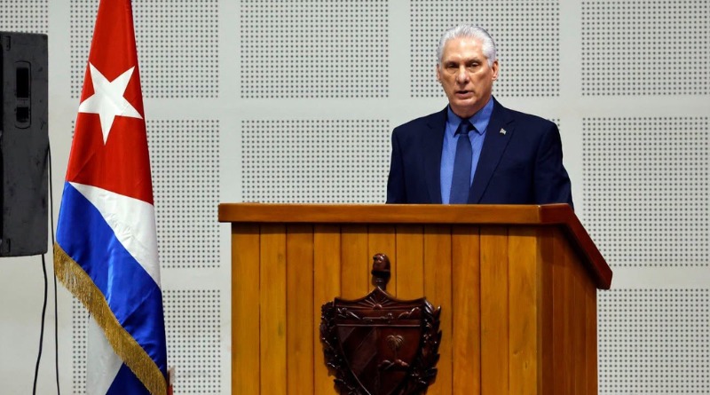 DÍAZ AFIRMA QUE CUBA VENCERÁ EL BLOQUEO IMPUESTO POR EU