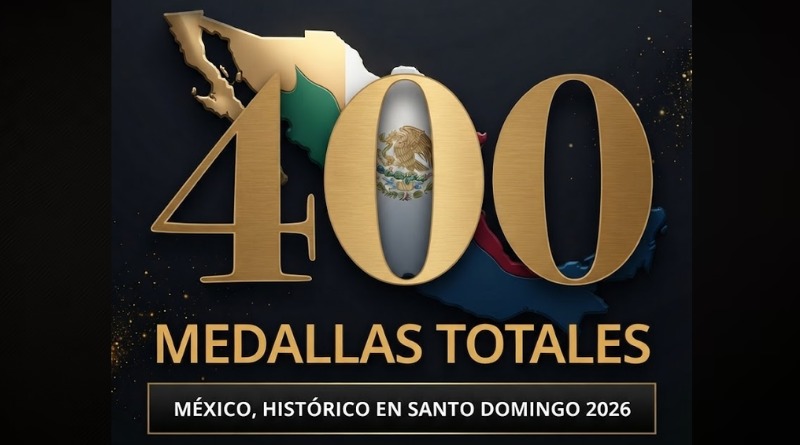 MÉXICO OBTIENE 400 MEDALLAS EN COMPETENCIA CENTROAMERICANA