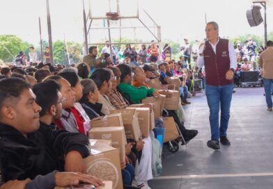 OPERACIÓN CONTINUA: ENTREGA DE 10 MIL DESPENSAS EN SUR POBLANO