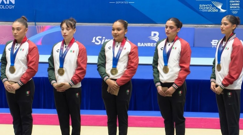 ORO PARA MÉXICO EN GIMNASIA ARTÍSTICA EN JCC