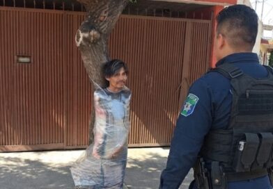 SUJETO ES EMPALADO EN ÁRBOL EN LA CDMX