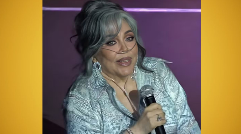 VERÓNICA CASTRO NECESITA OXÍGENO PARA RESPIRAR