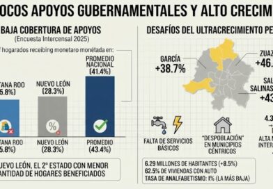 NL REGISTRA POCOS APOYOS GUBERNAMENTALES