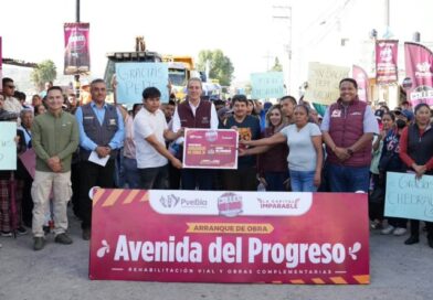 REHABILITAN VIALIDADES EN TOTIMEHUACAN