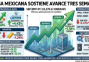 BOLSA MEXICANA SOSTIENE AVANCE TRES SEMANAS