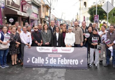 ENTREGA PEPE CHEDRAUI REHABILITACIÓN VIAL EN SAN FELIPE HUEYOTLIPAN